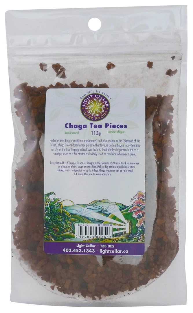 Light Cellar All Superfoods Chaga Tea Pieces 4 Light Cellar All Superfoods Chaga Tea Pieces