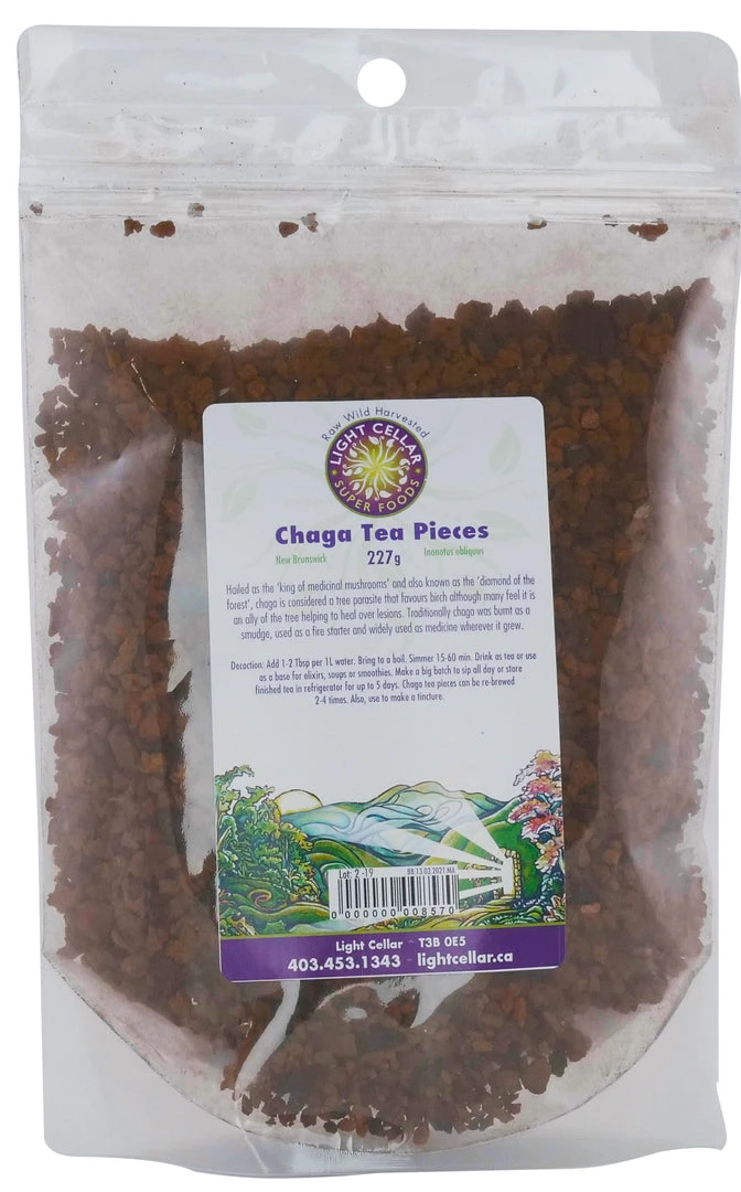 Light Cellar All Superfoods Chaga Tea Pieces 5 Light Cellar All Superfoods Chaga Tea Pieces
