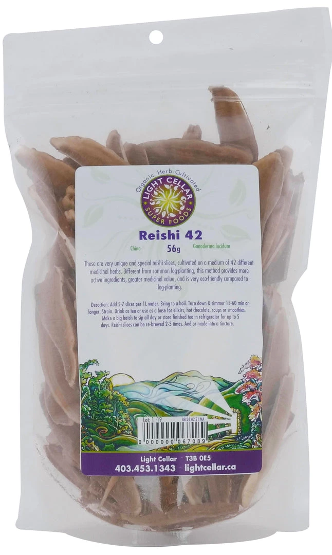 Light Cellar All Superfoods Reishi Mushroom Slices 4 Light Cellar All Superfoods Reishi Mushroom Slices